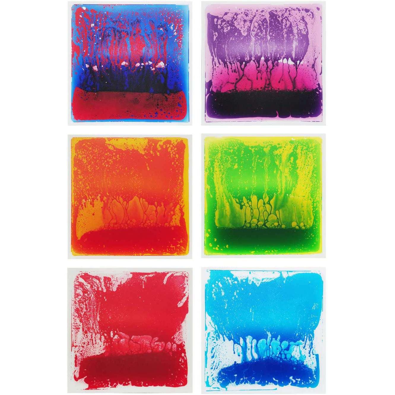 Great Playthings-19.7" Square Liquid Sensory Floor Tile - Box of 6--Legacy Toys